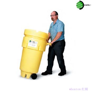 泄漏應(yīng)急桶|ENPAC泄漏應(yīng)急桶_50加侖移動(dòng)式泄漏應(yīng)急處理桶1259-YE